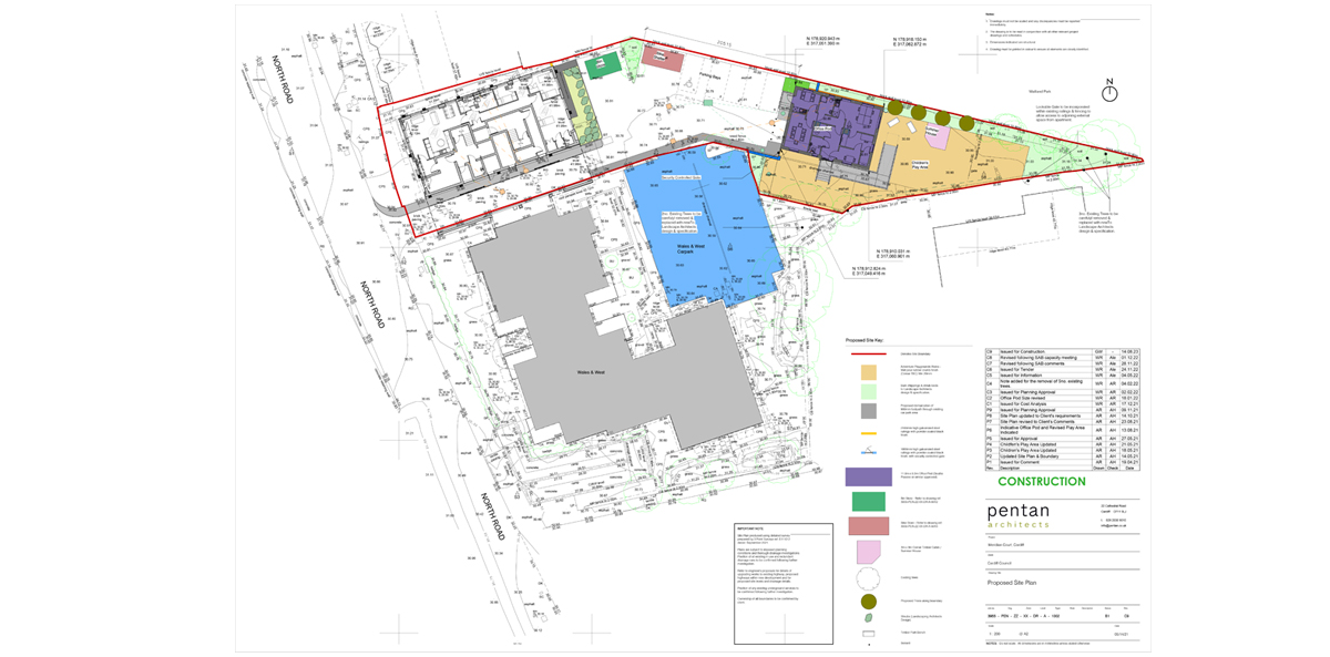 Meridian Court-Site Plan