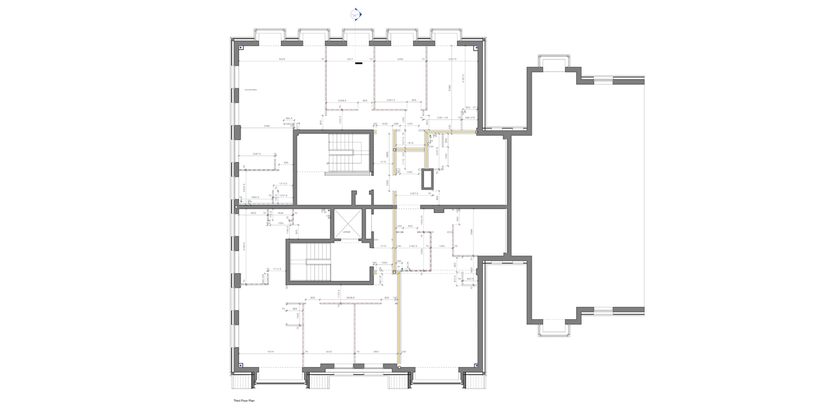 Meridian Court-Site Plan-Third Floor