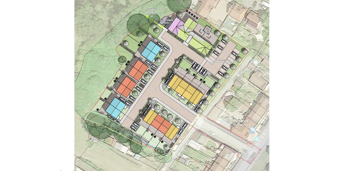 Bedwas Road Site Layout